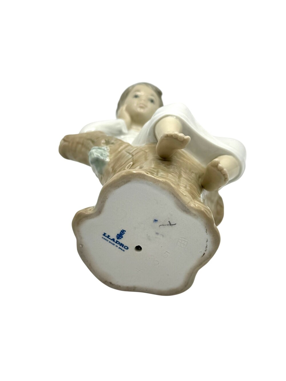 "Thinking Boy" Lladro Porcelain Figurine - Picture 2 of 6